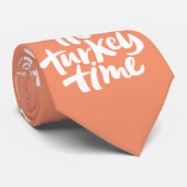 Erntedank Dinner Türkei Zeitschrift Orange Krawatte (Gerollt)