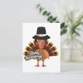 Erntedank Donald Trumpf Feiertagspostkarte (Stehend Vorderseite)