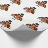Erntedank Donald Trumpf Geschenkpapier (Ecke)