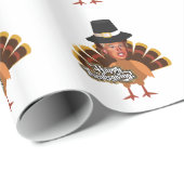 Erntedank Donald Trumpf Geschenkpapier (Rolleneckpunkt)
