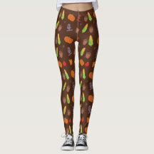 Erntedank-Druck-Leggings