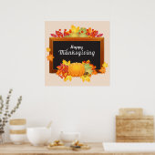 Erntedank drucken, Werteplakatpapier (Matte) Poster (Küche)