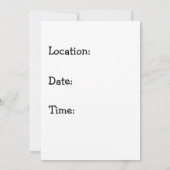 Erntedank-Durchgehen die Türkei u. Pferdeeinladung Einladung (Rückseite)