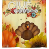 Erntedank-Duschvorhang Duschvorhang (Vorderseite)