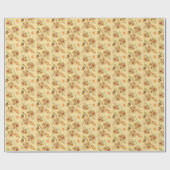 Erntedank-Eiche Herbststimmung Wasserfarbe Geschenkpapier (Flach)