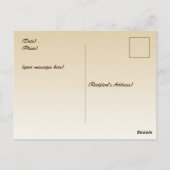 Erntedank-Eicheln Postkarte (Rückseite)