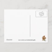 Erntedank Eichhörnchen Postkarte (Rückseite)