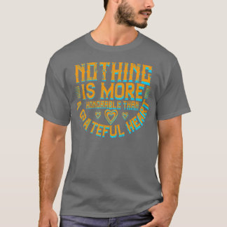 Erntedank Ein dankbares Herz ist ehrenhaft T-Shirt