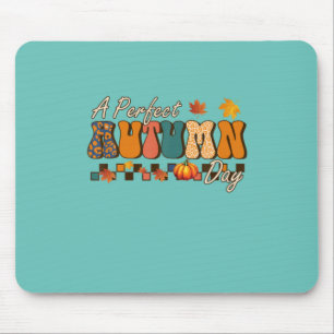 Erntedank Ein perfekter Herbsttag Retro Vintag Mousepad