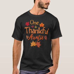 Erntedank Eine tausend Tanten Herbstblatt T-Shirt