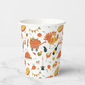 Erntedank Einfaches Party Pumpkins Türkei Weinkult Pappbecher (Links)