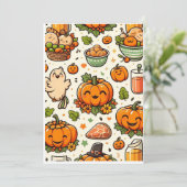 Erntedank Einladung (Stehend Vorderseite)