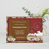 Erntedank Einladung (Stehend Vorderseite)