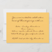 Erntedank Einladung (Rückseite)