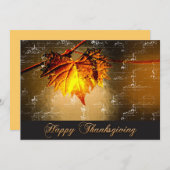 Erntedank Einladung (Vorne/Hinten)