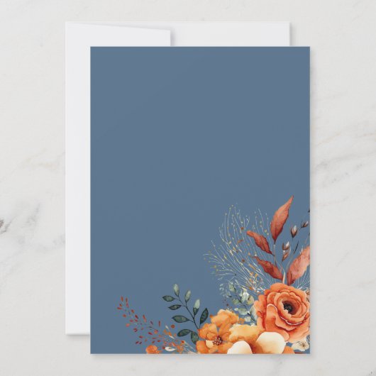 Erntedank Einladung (Rückseite)