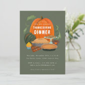 Erntedank Einladung (Stehend Vorderseite)