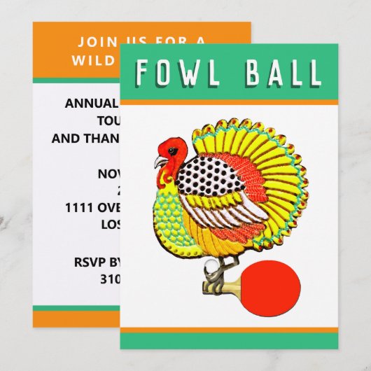 Erntedank Einladung (Vorne/Hinten)