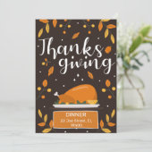 Erntedank Einladung (Stehend Vorderseite)