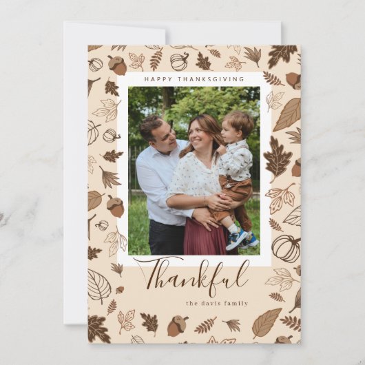 Erntedank Einladung (Vorderseite)