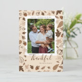 Erntedank Einladung (Stehend Vorderseite)