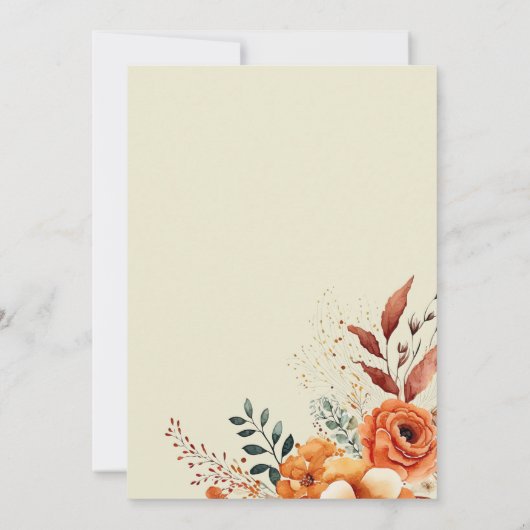 Erntedank Einladung (Rückseite)