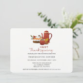 Erntedank Einladung (Stehend Vorderseite)