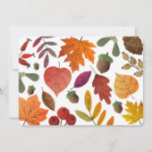 Erntedank Einladung (Rückseite)