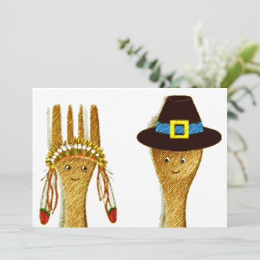 Erntedank Einladung (Stehend Vorderseite)