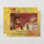 Erntedank Einladung (Vorne/Hinten)