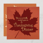 Erntedank Einladung (Vorne/Hinten)