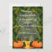 Erntedank Einladung (Vorderseite)