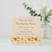 Erntedank Einladung (Stehend Vorderseite)