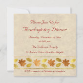 Erntedank Einladung (Vorderseite)