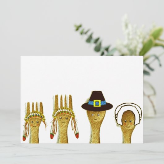 Erntedank Einladung (Stehend Vorderseite)