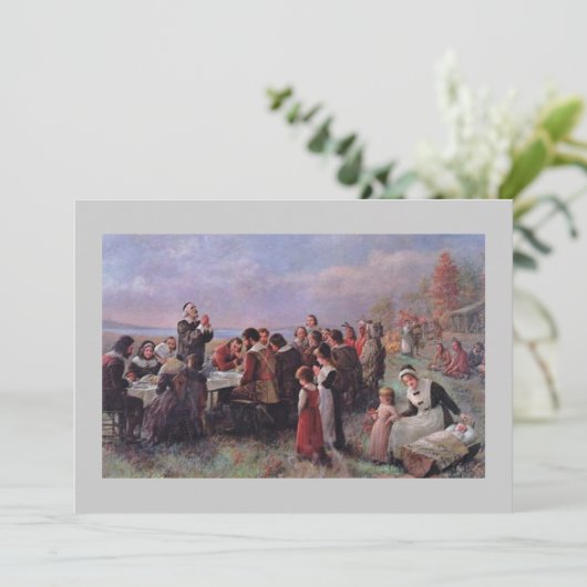 Erntedank Einladung (Stehend Vorderseite)