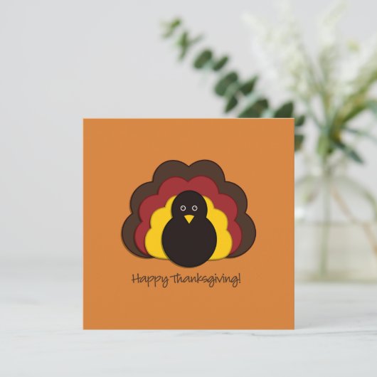 Erntedank Einladung (Stehend Vorderseite)