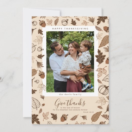 Erntedank Einladung (Vorderseite)