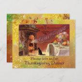 Erntedank Einladung (Vorne/Hinten)