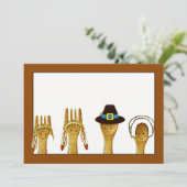 Erntedank Einladung (Stehend Vorderseite)