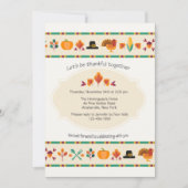 Erntedank-Einladung Einladung (Vorderseite)