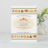 Erntedank-Einladung Einladung (Stehend Vorderseite)