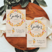 Erntedank Einladung - Erntedank Abendessen