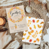 Erntedank Einladung - Erntedank Abendessen