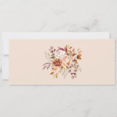 Erntedank Einladung, Erntedank Dinner einladen Einladung (Rückseite)