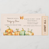 Erntedank Einladung, Erntedank Dinner einladen Feiertagskarte (Vorne/Hinten)