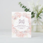 Erntedank Einladung Postkarte (Stehend Vorderseite)