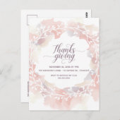 Erntedank Einladung Postkarte (Vorne/Hinten)