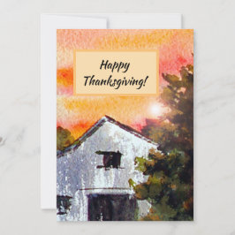 Erntedank-Einladungskarte Mitteilungskarte