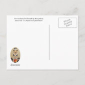 Erntedank Einladungspostkarte (Rückseite)